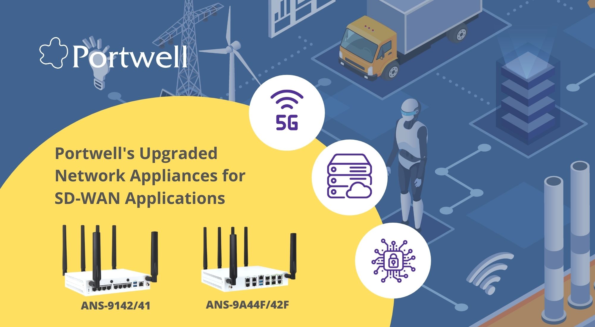 Portwell Upgraded SD-WAN Solutions for 5G IoT Deployment
